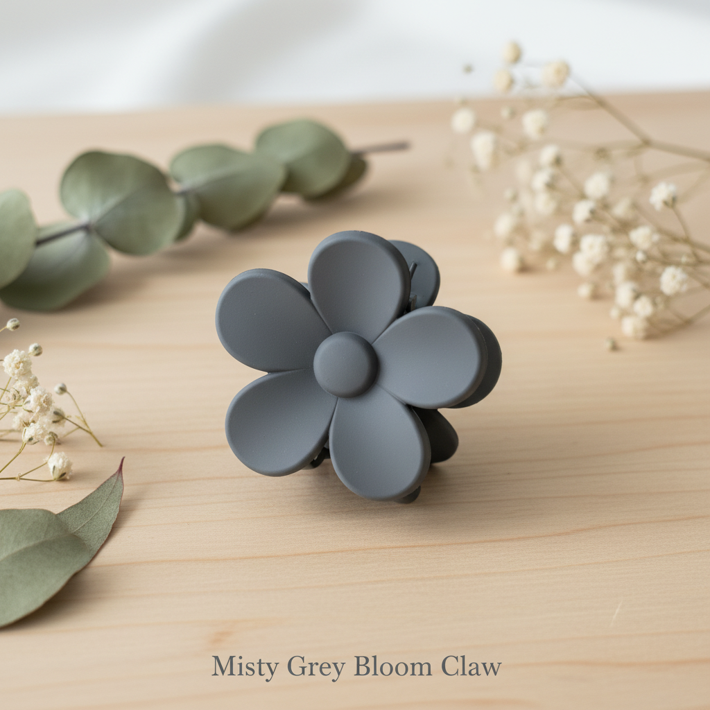 Floral Hair Claw Clips (Set of 6) – Daisy & Blossom Multicolor Clutchers