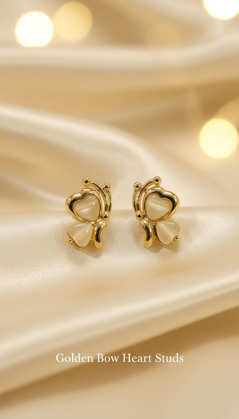 5-Pair Stud Earrings Combo - Pearl, Rhinestone & Floral Designs
