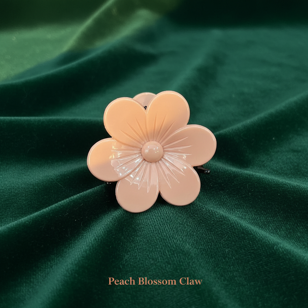 Floral Hair Claw Clips (Set of 6) – Daisy & Blossom Multicolor Clutchers