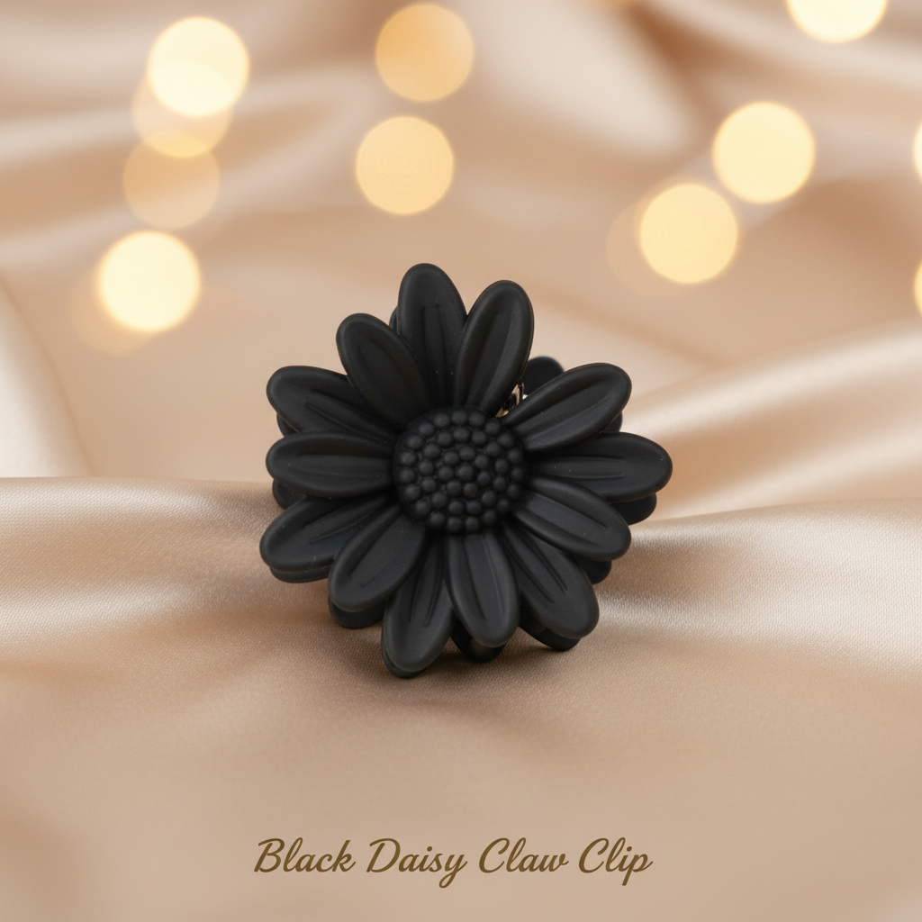 Floral Claw Clip Set of 6 – Daisy, Plumeria & Blossom Hair Clips