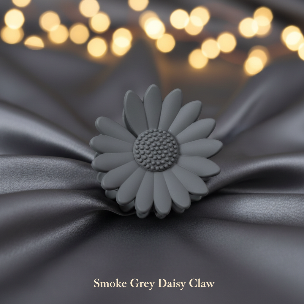Boho Matte Claw Clip Combo - Pack of 6 Daisy, Floral & Geometric Hair Clips