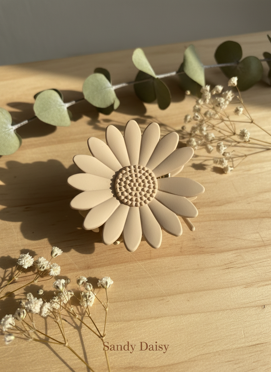 Bloom Garden Matte Flower Claw Clips – Set of 4