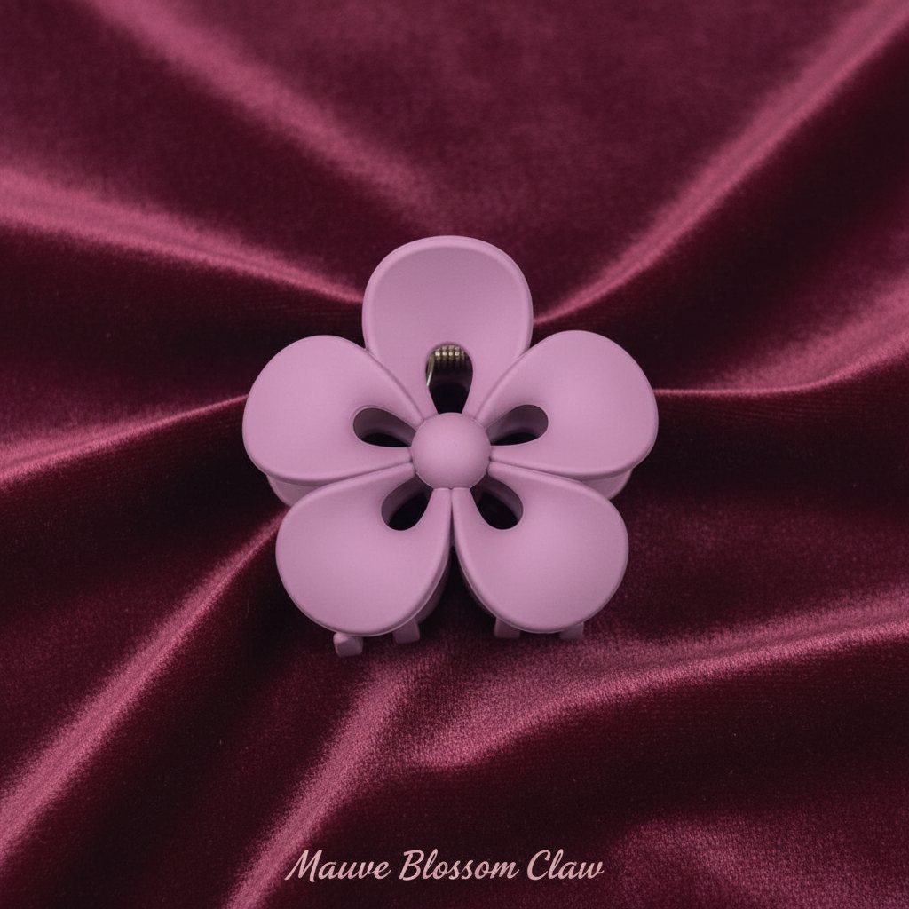 Boho Matte Claw Clip Combo - Pack of 6 Daisy, Floral & Geometric Hair Clips