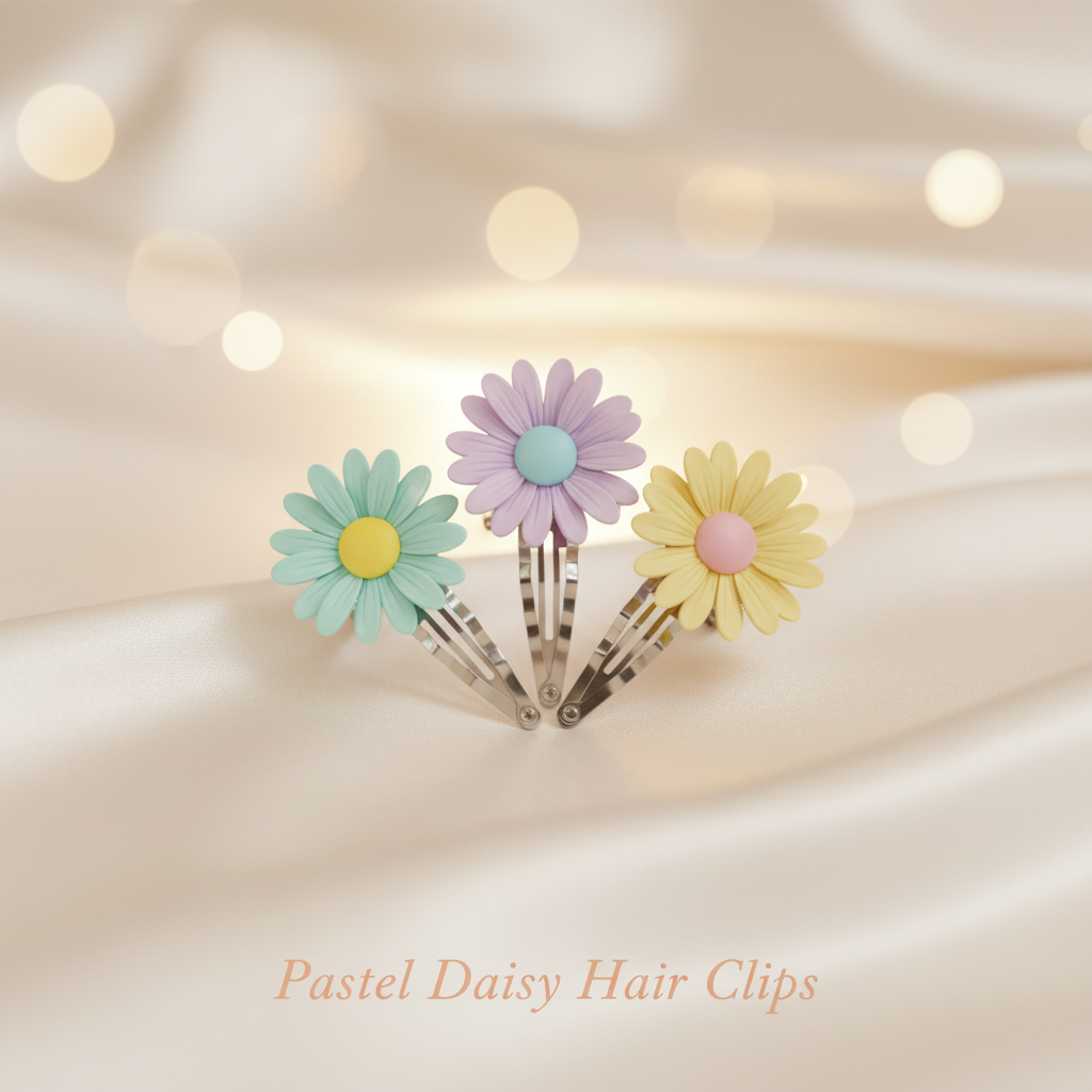 Cartoon Hair Accessories Gift Combo - 19 Pcs Clips & Ties for Girls