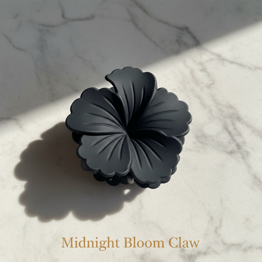 Boho Matte Claw Clip Combo - Pack of 6 Daisy, Floral & Geometric Hair Clips