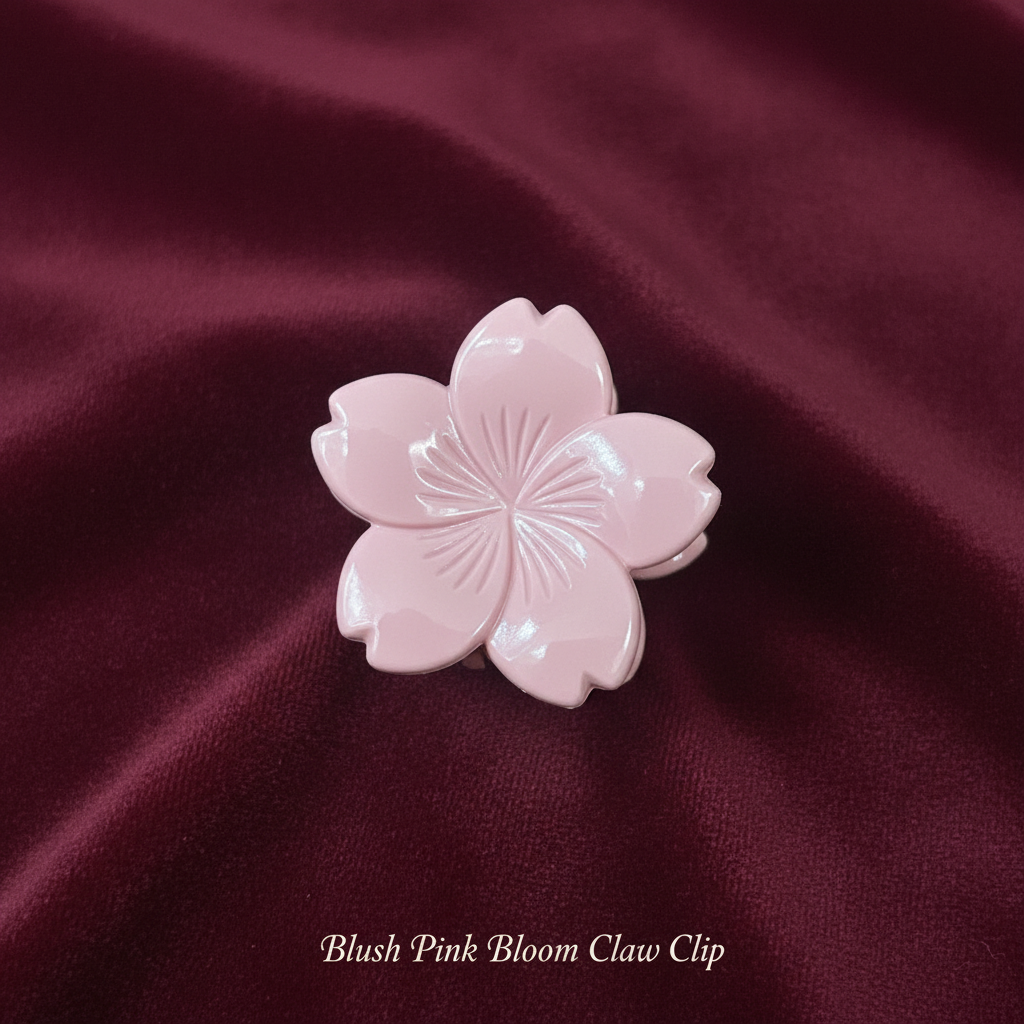 Floral Claw Clip Set of 6 – Daisy, Plumeria & Blossom Hair Clips