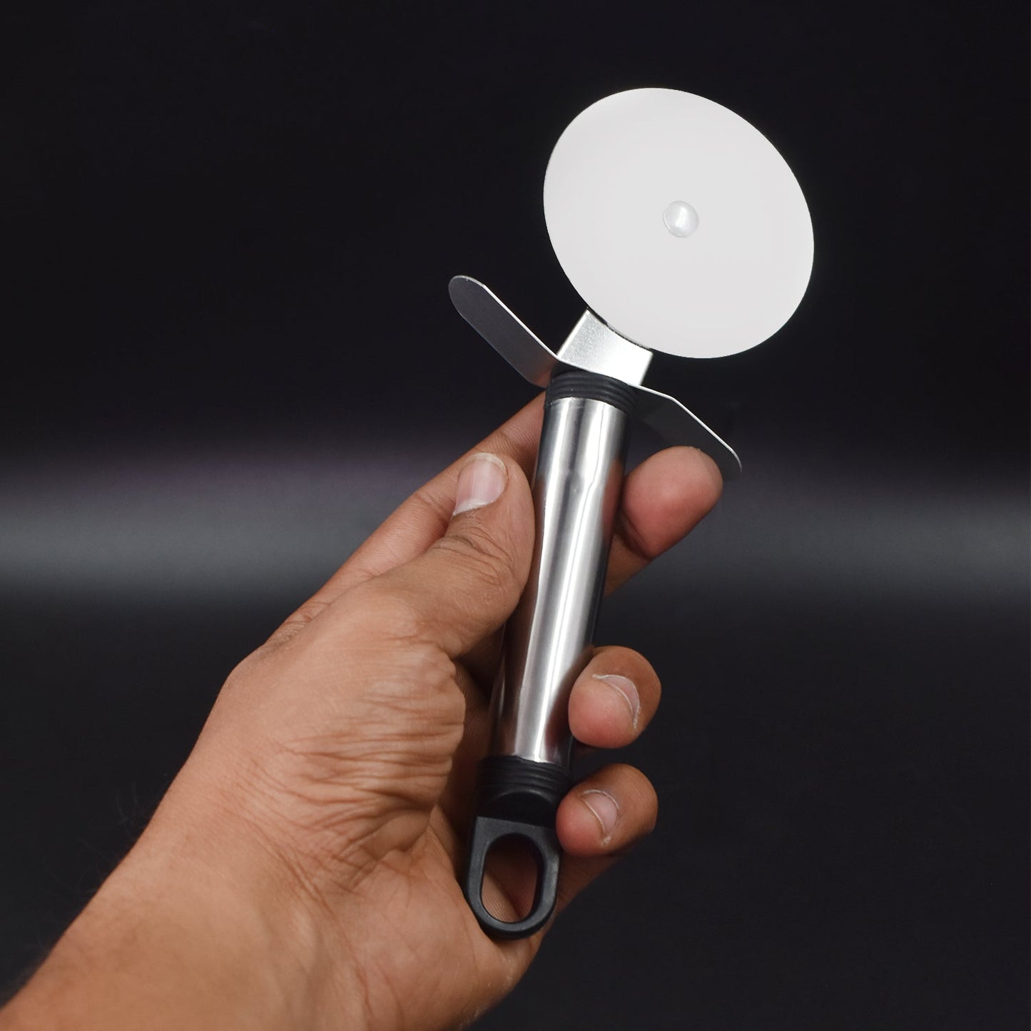 Stainless Steel Pizza Cutter Pastry Cake Slicer Sharp Wheel Type - Happy Price - Image 6