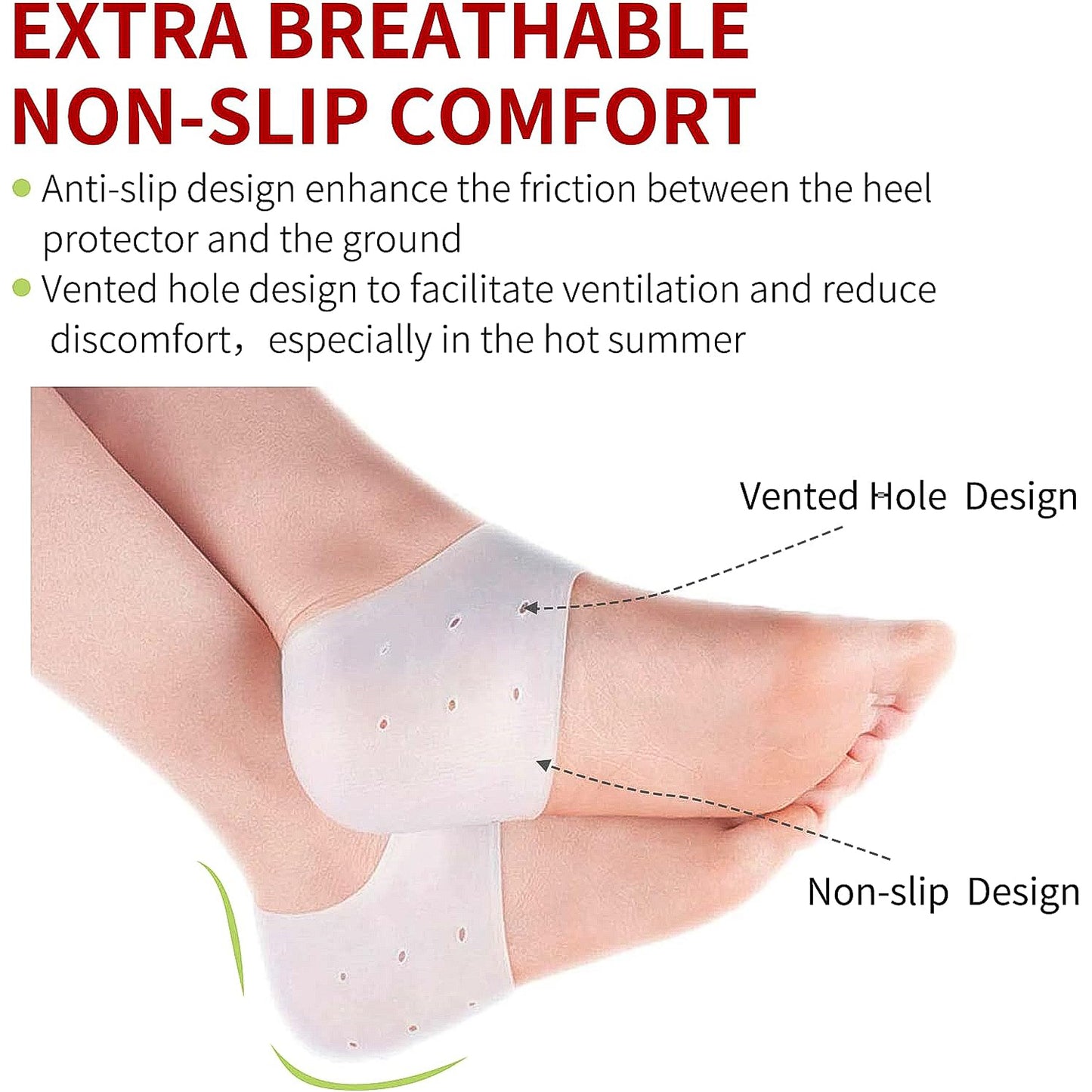 Kid Silicone Heel Protectors (1 Pair) - Happy Price - Image 7