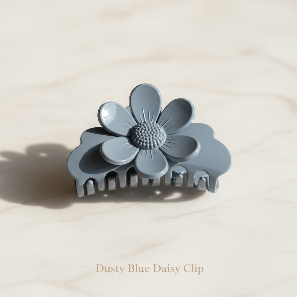 Hair Clips & Earrings Mixed Combo Set – Daisy, Bow & Butterfly Designs (6-Piece)