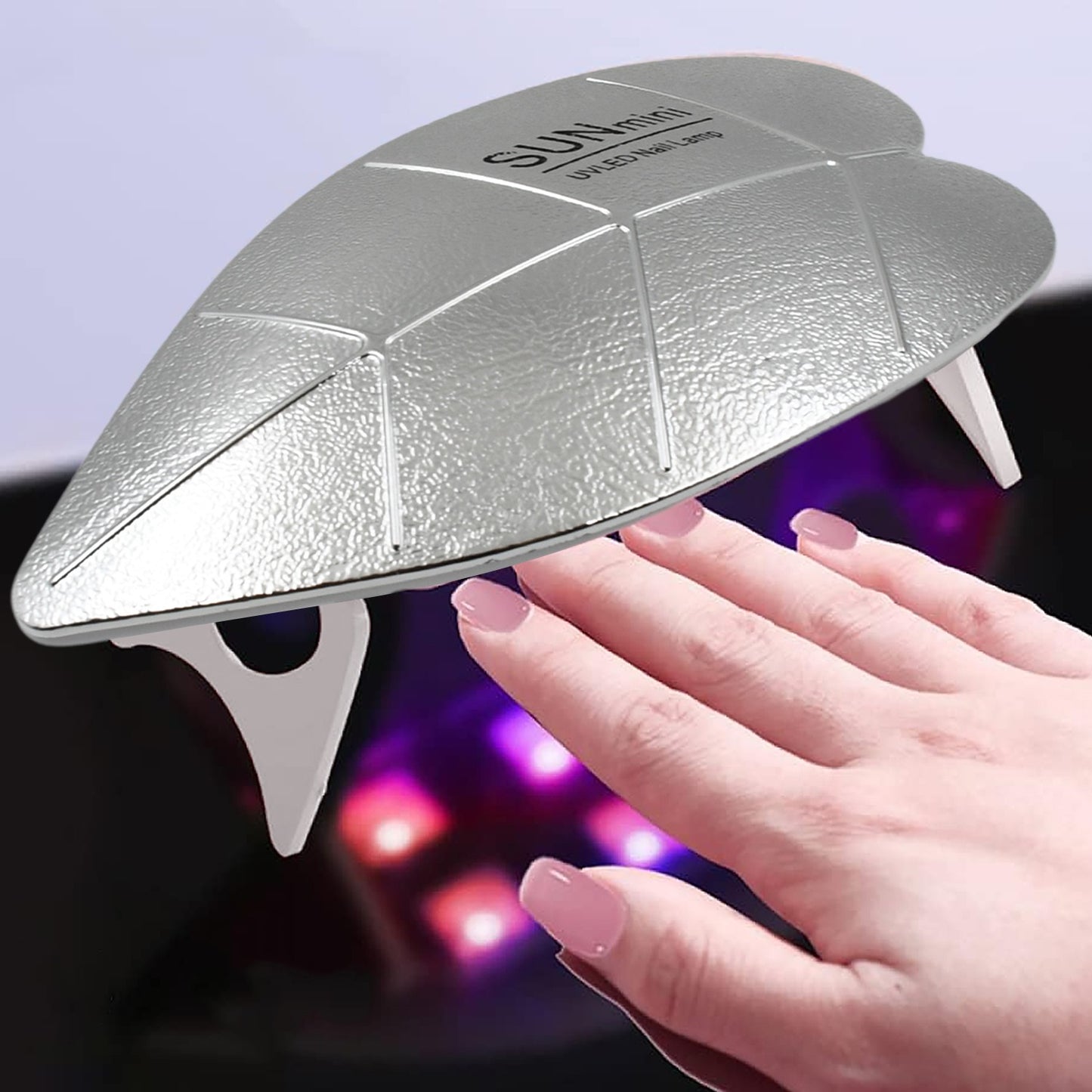 Mini Nail Lamp 6w 6 Led Uv Nail Dryer With Usb Cable For Gel Nail Polish Nail Art Tools For Starters Home Diy Professionals Salon Manicure (1 Pc) - Happy Price - Image 2