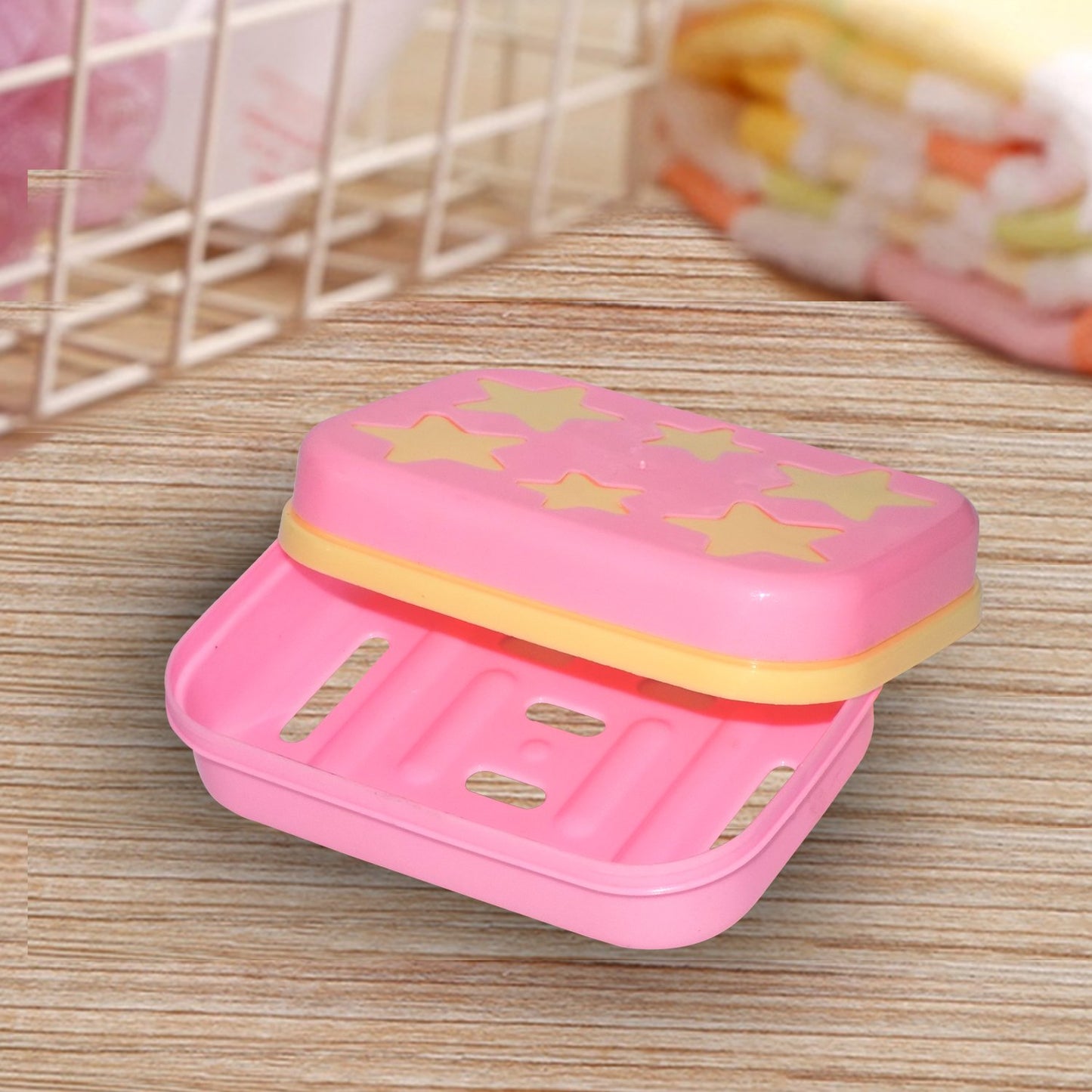 Star Shaped Self Design Soap Case Holder For Bathroom - Happy Price - Image 4