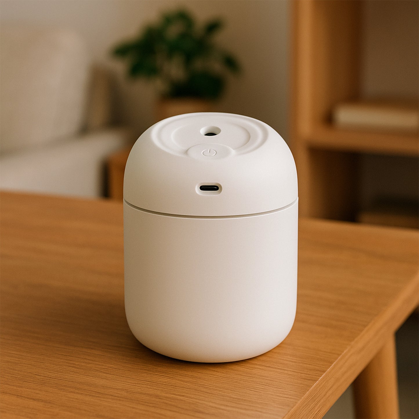Portable Lighting Mini Humidifier Usb Personal Desktop Air Humidifier For Baby Bedroom Travel Office Home With Light Cool Mist Humidifier Essential Oil Diffusers Cool Mist Humidifiers (250 Ml) - Happy Price - Image 4