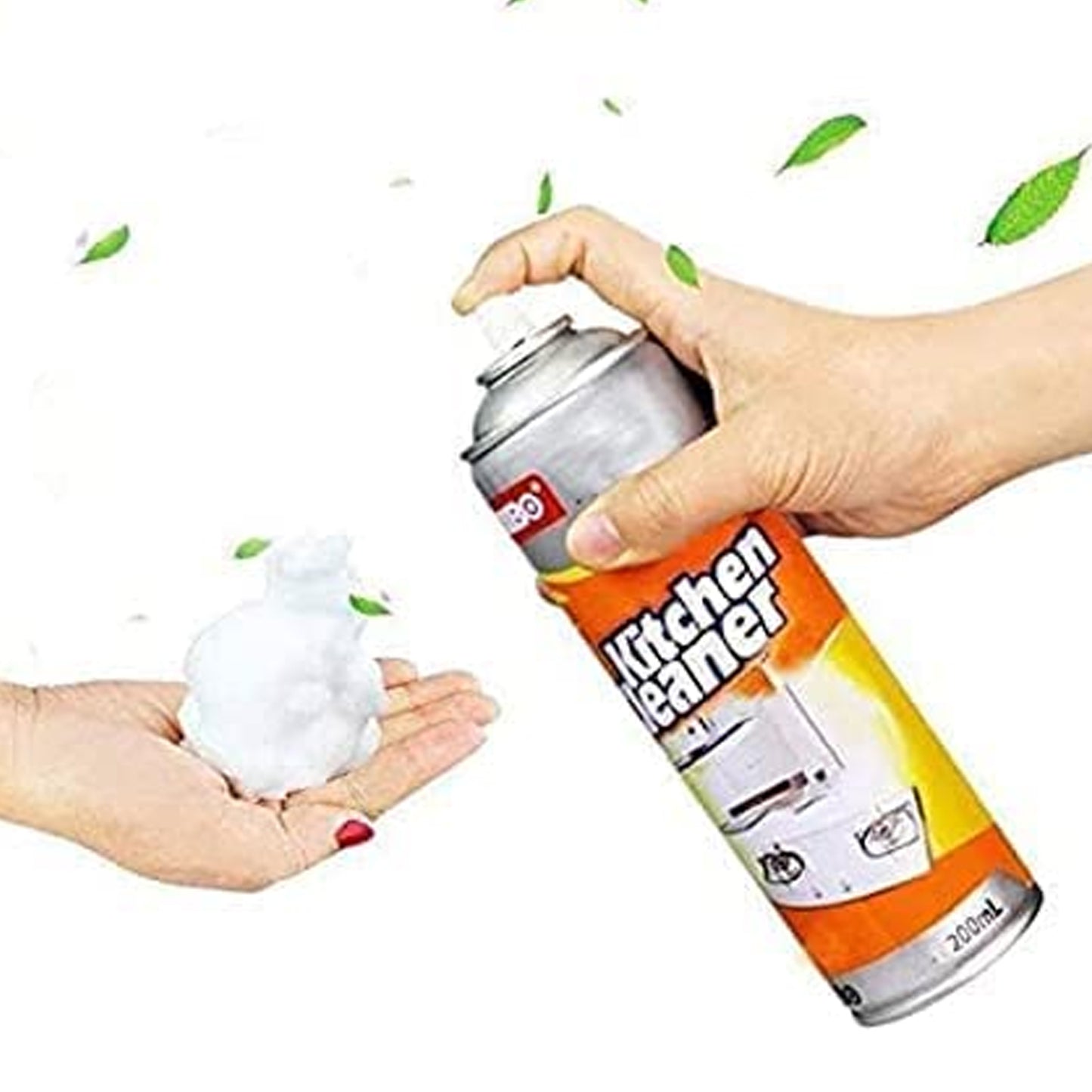 Multipurpose Bubble Foam Cleaner Kitchen Cleaner Spray Oil  Grease Stain Remover Chimney Cleaner Spray Bubble Cleaner All Purpose Foam Degreaser Spray (500 Ml) - Happy Price - Image 7