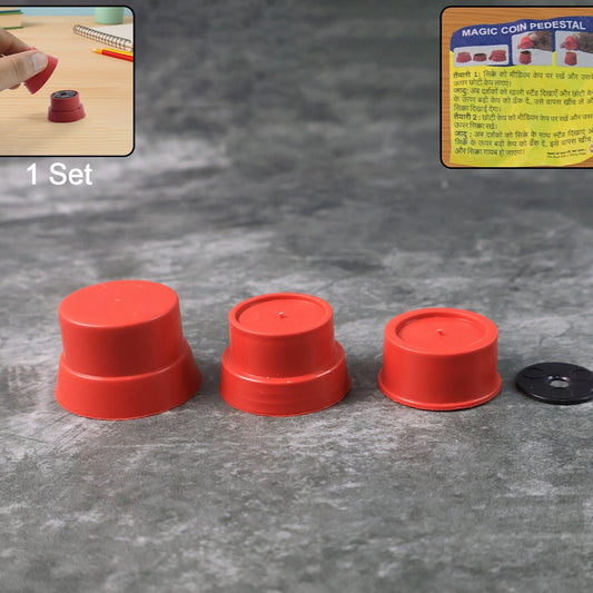 Magic Coin Pedestal Toy  Fun Illusion Trick For Kids (1 Set) - Happy Price - Image 1