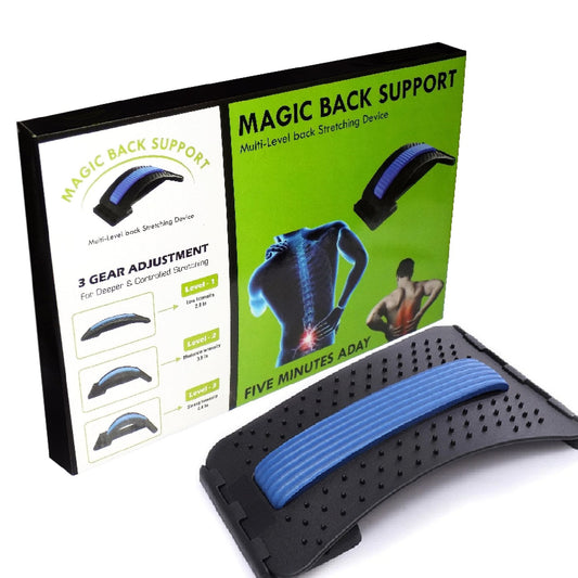 Adjustable Back Stretcher & Posture Corrector for Pain Relief