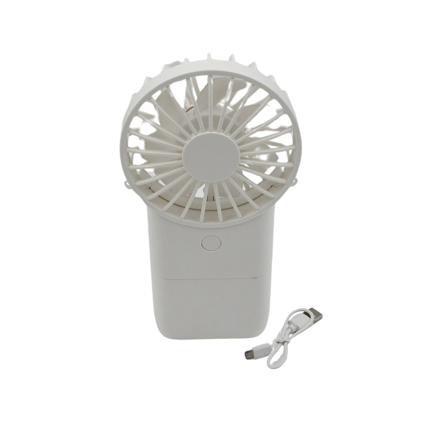 Portable Small Electric Fan Handheld Fan With 3 Modes Usb Rechargeable Mini Student Handheld Class Personal Fan (1 Pc) - Happy Price - Image 4