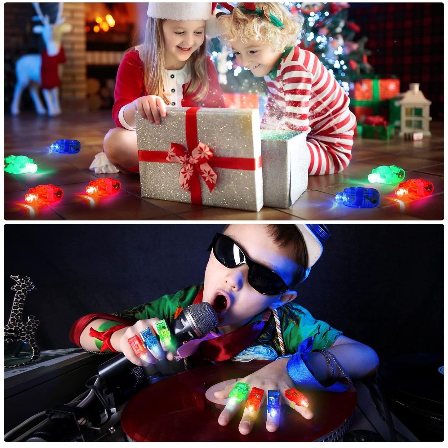 Mini LED Glow Rings with Elastic Band - Pack of 1 - Happy Price - Image 4