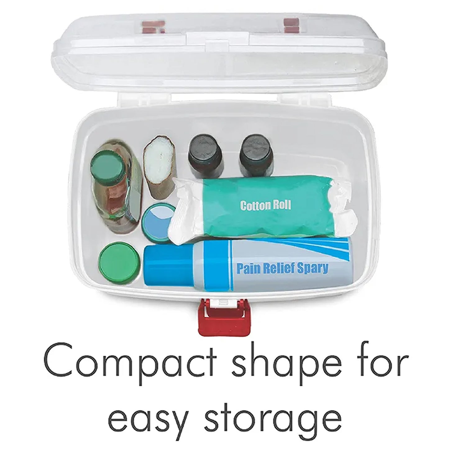 Medical Box 1 Pieceindoor Outdoor Medical Utilitymedicine Storage Boxdetachable Tray Medical Box Multi Purpose Regular Medicine First Aid Box With Handle - Happy Price - Image 4