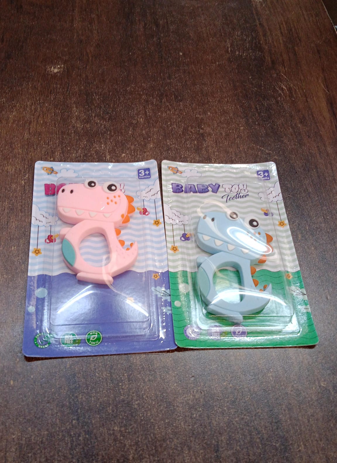 Silicone Dinosaur Teether For Baby (1 Pc  Mix Design  Color) - Happy Price - Image 7
