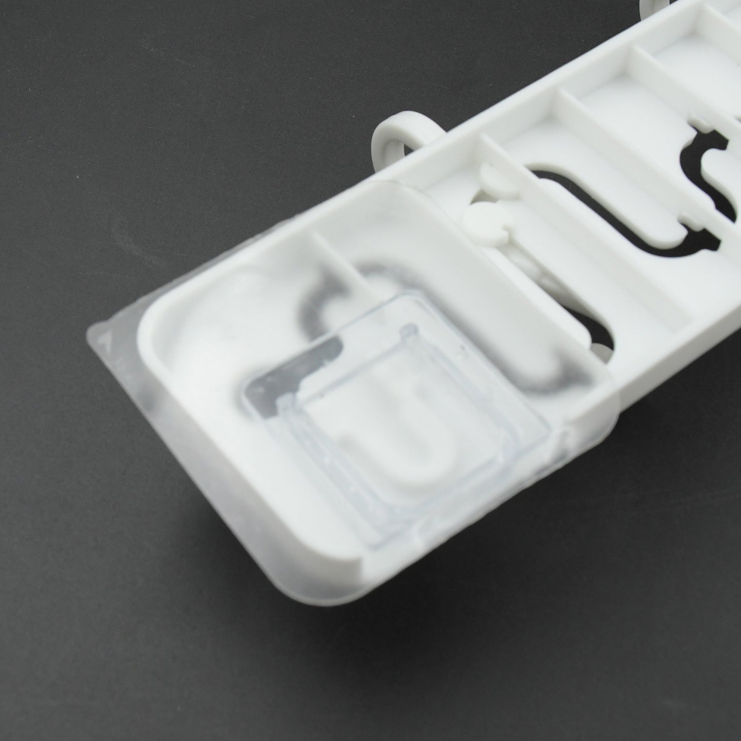Slideway Adjustable Hook Wall Adhesive Hook Plastic High Quality Hooks For Home   Bathroom Use - Happy Price - Image 6