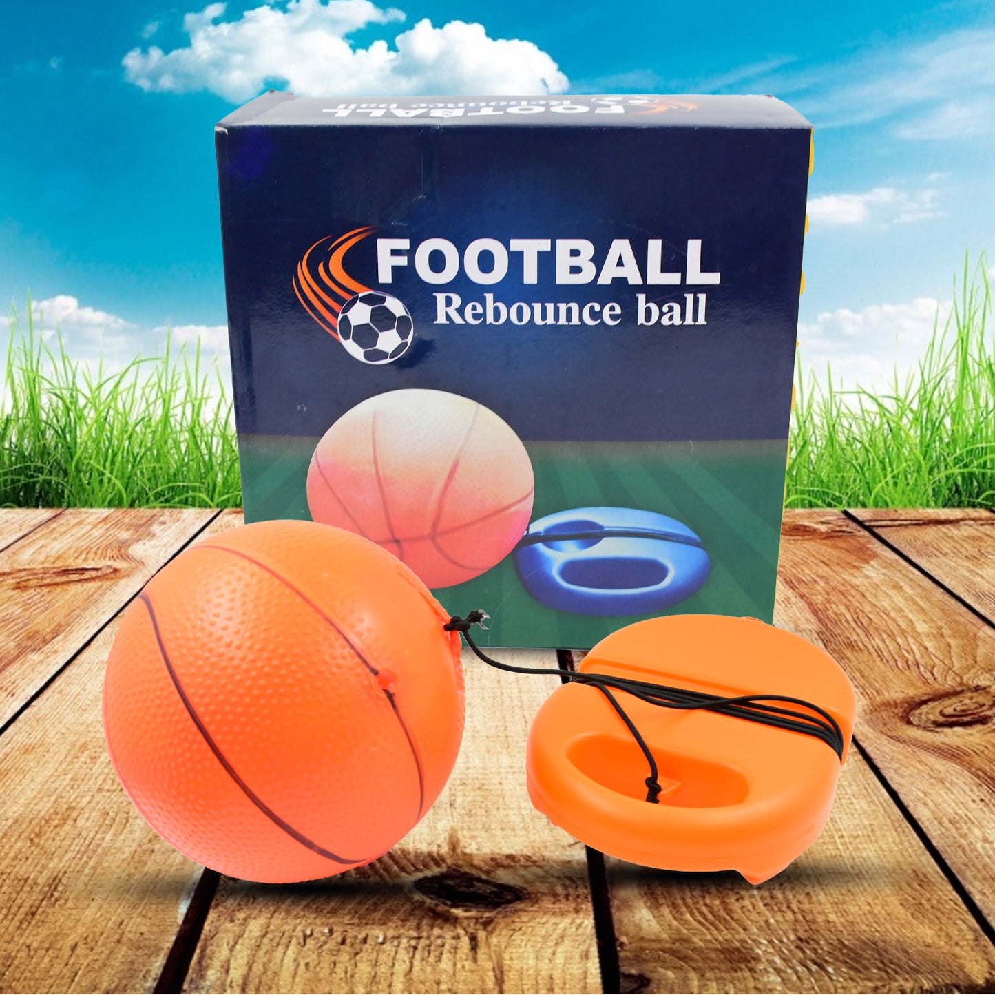 Football Rebound Ball With String (1 Set) - Happy Price - Image 2