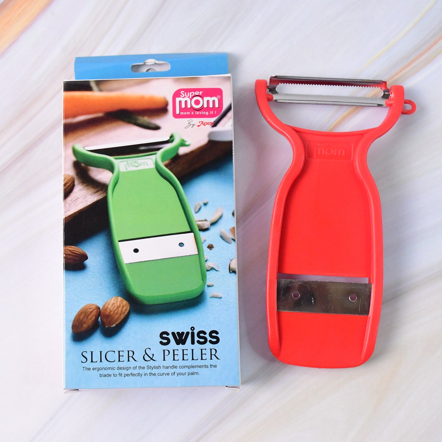2-in-1 Slicer and Peeler with Sharp Stainless Steel Blades - Happy Price - Image 6