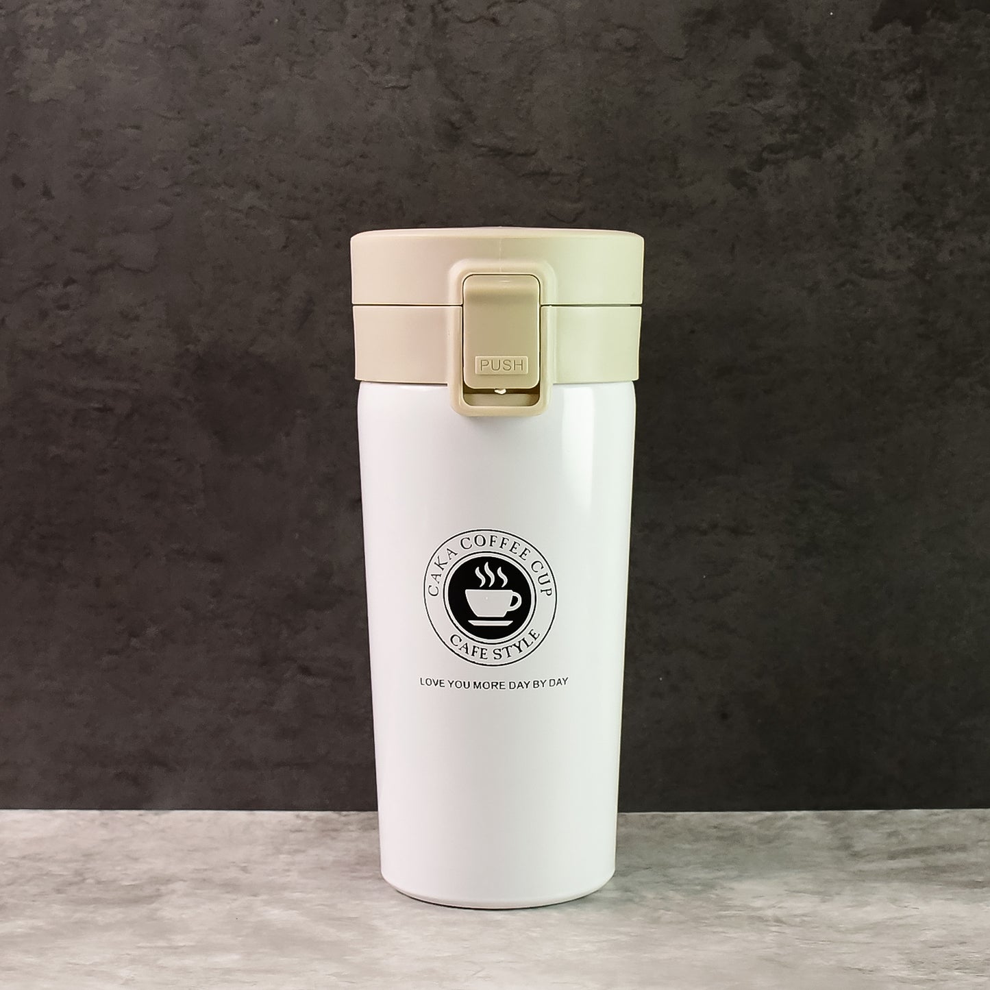 Stainless Steel Vacuum Insulated Coffee Flask With Flip Lock Lid (400ml  1 Pc) - Happy Price - Image 4