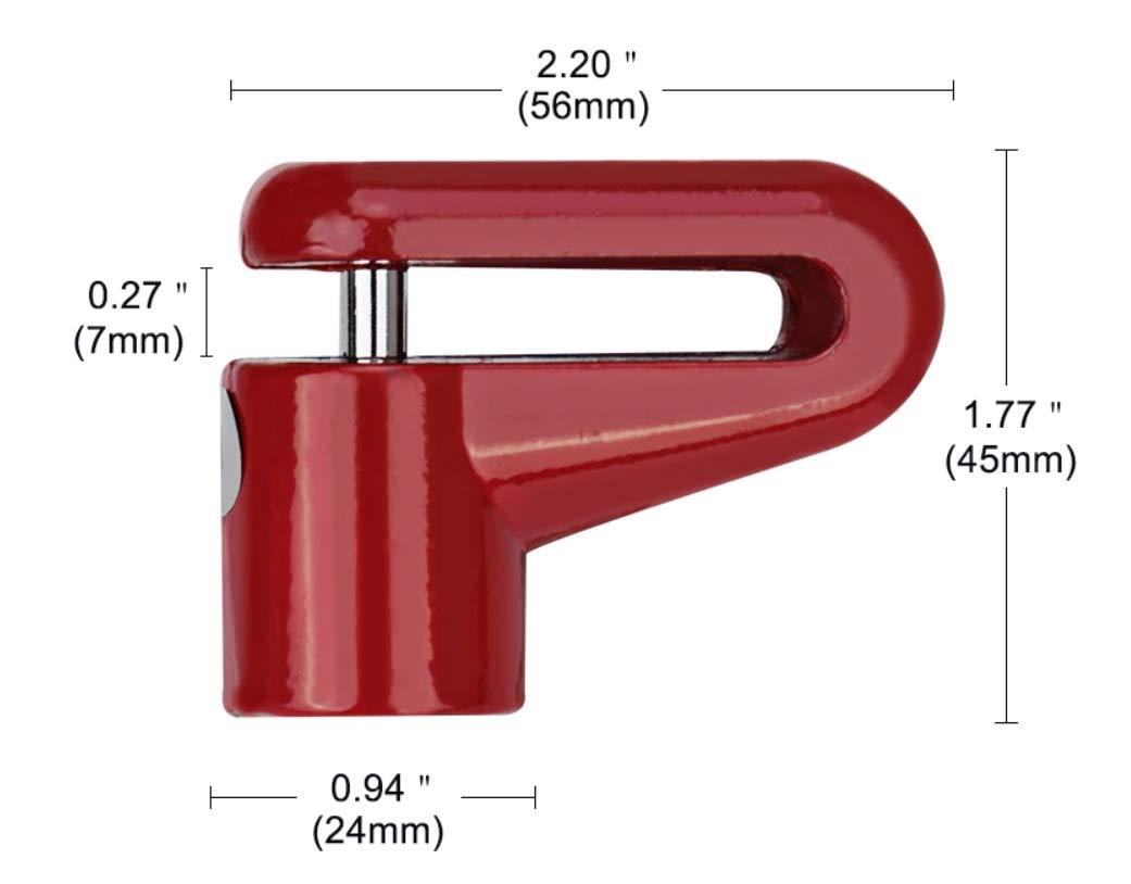 Wheel Padlock Disc Lock Security For Motorcycles Scooters Bikes - Happy Price - Image 7