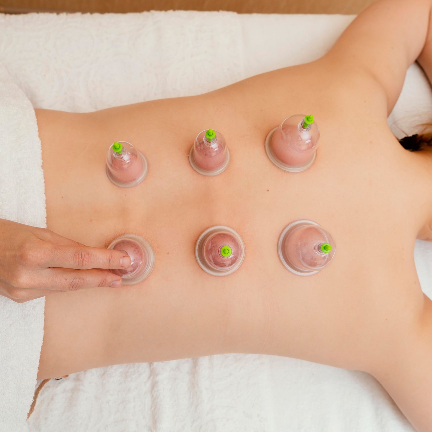 Vacuum Cupping Set 6 Pcs Kit Pull Out A Vacuum Apparatus Therapy Relax Massagers Curve Suction Pumps - Happy Price - Image 4