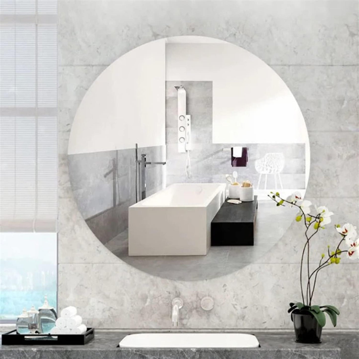 Plastic Square 3d Mirror Wall Stickers (1 Pc) - Happy Price - Image 6