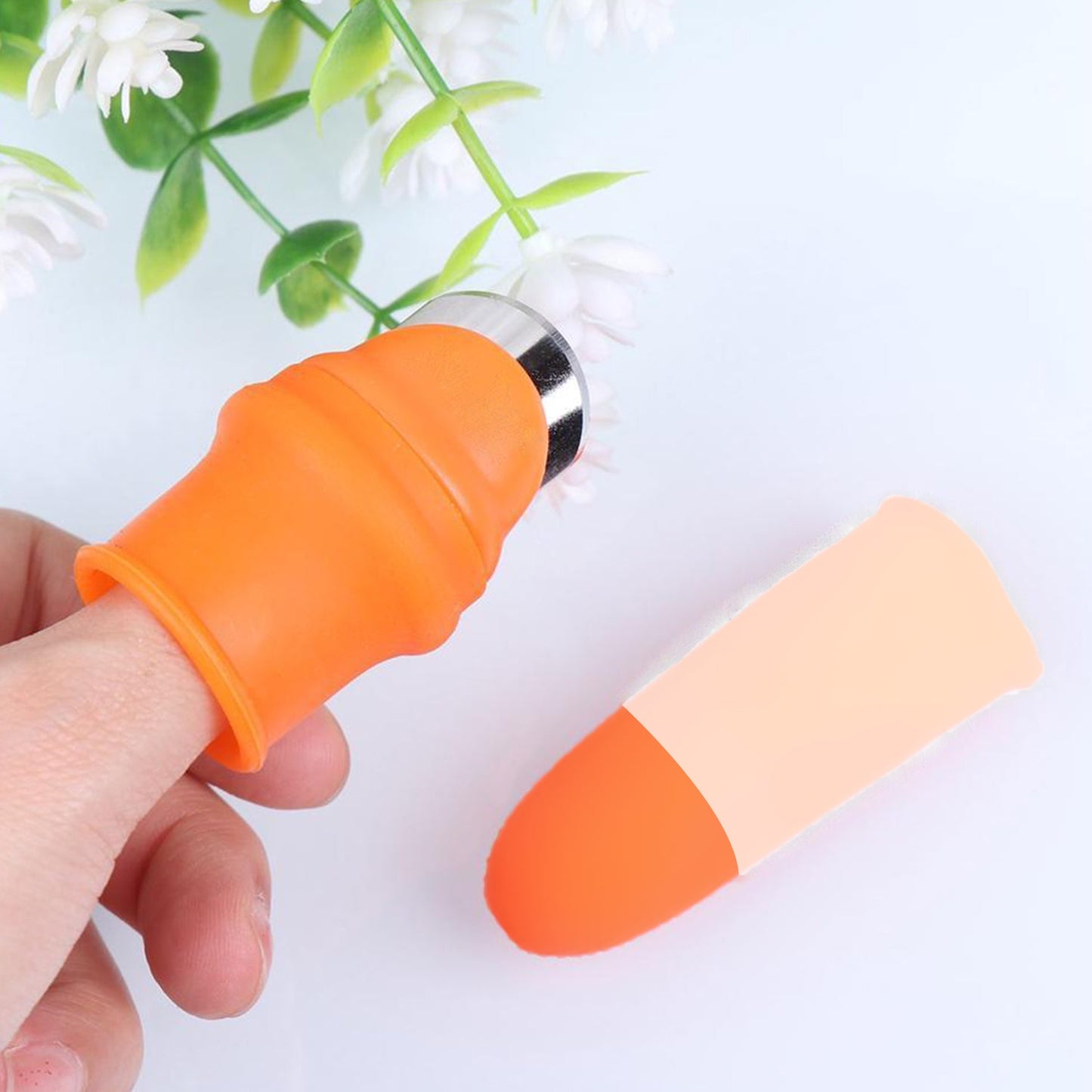 Vegetable Thumb Cutter And Tool 5pc Set With Effective Sharp Cutting Blade System - Happy Price - Image 7