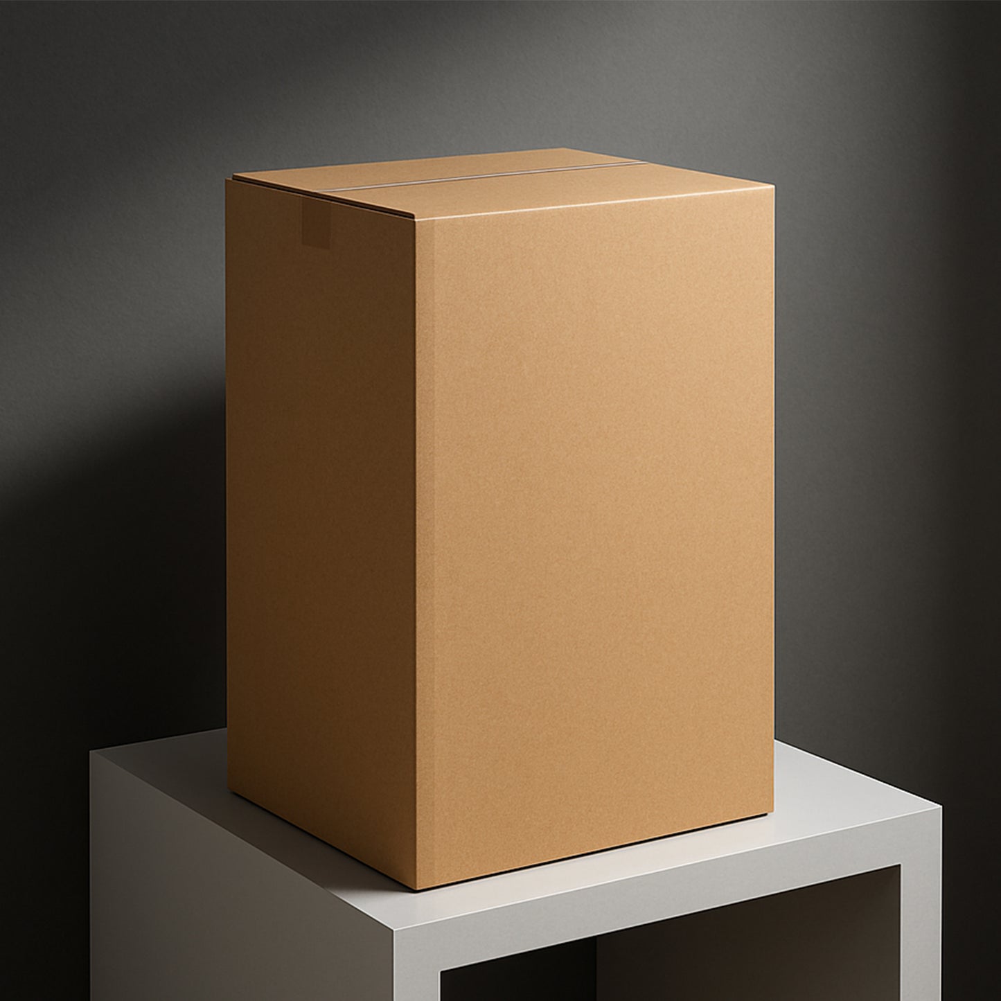 Strong Brown Corrugated Packing Box - 80x60x45cm, 1 Piece
