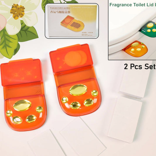 Fragrance Toilet Cap  Lid Lifter Toilet Seat Cover (2 Pc Set) - Happy Price - Image 1