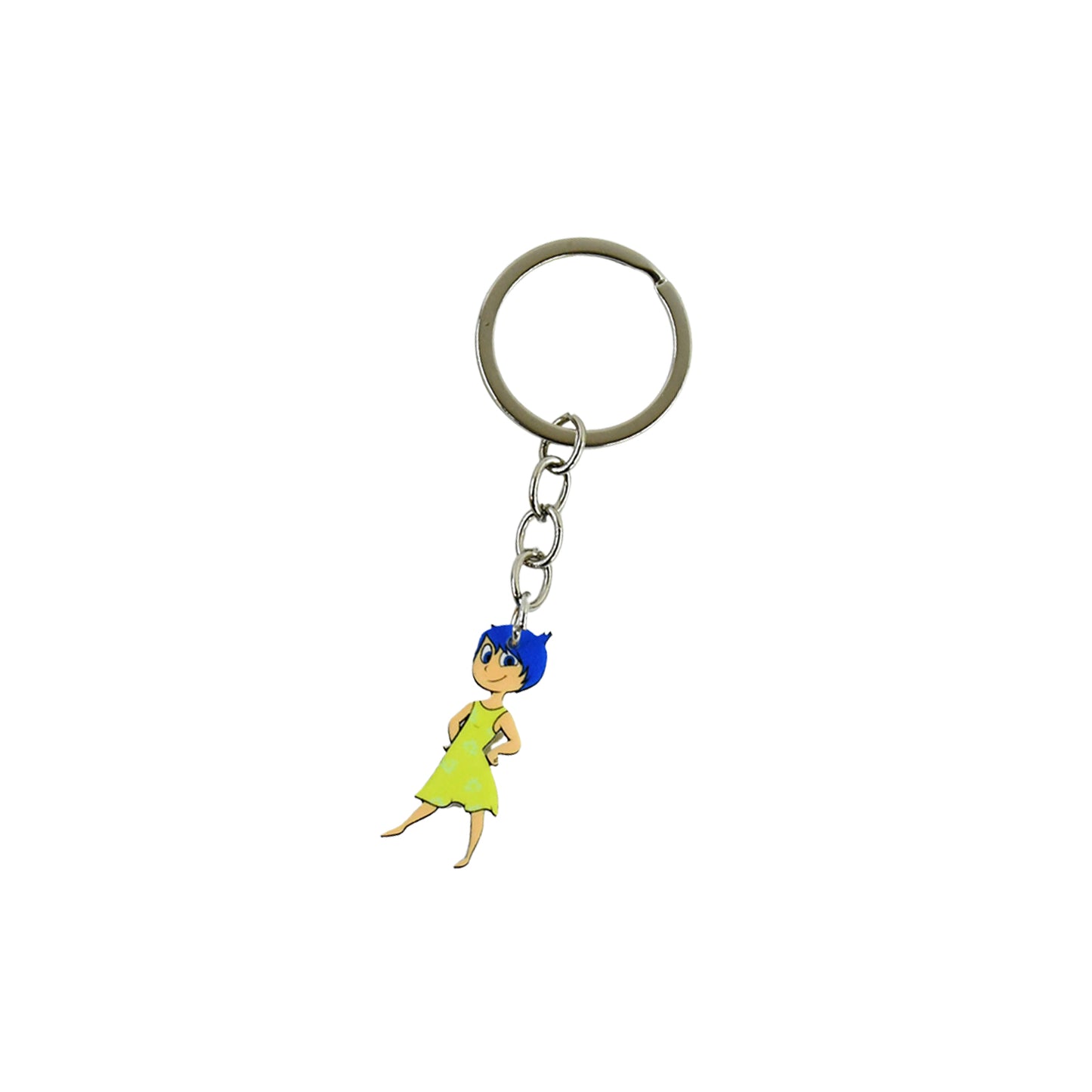 Cartoon Character Soft Pvc Keychain With Haired Girl Design (1 Pc) - Happy Price - Image 2
