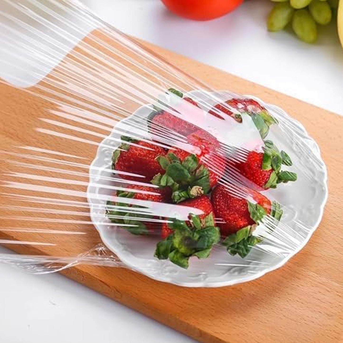 Disposable Elastic Food Storage Covers Bag (100 Pcs Set  Big) - Happy Price - Image 6