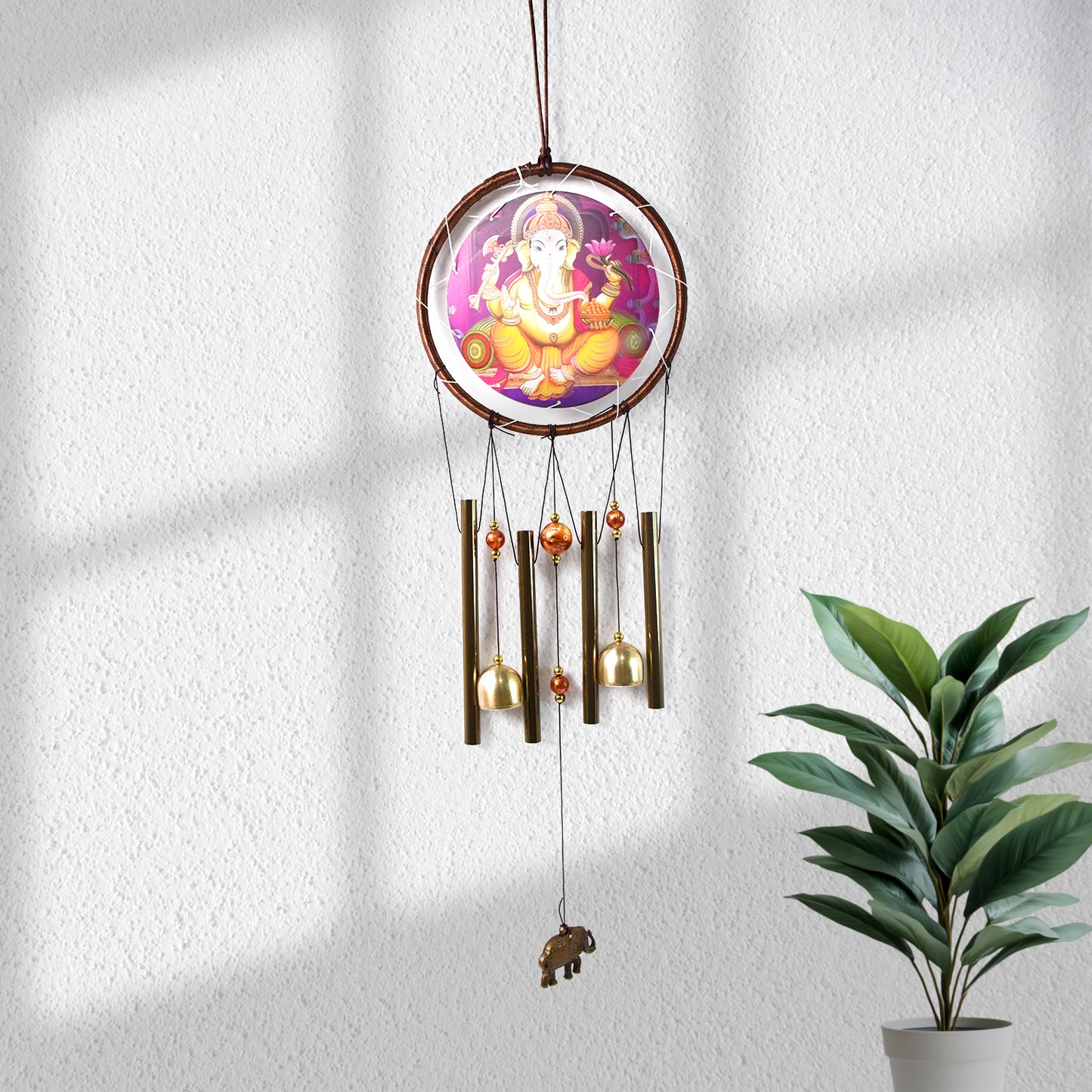 Lord Ganesh Wind Chimes Outdoor Hanging Wind Chime (1 Pc) - Happy Price - Image 2