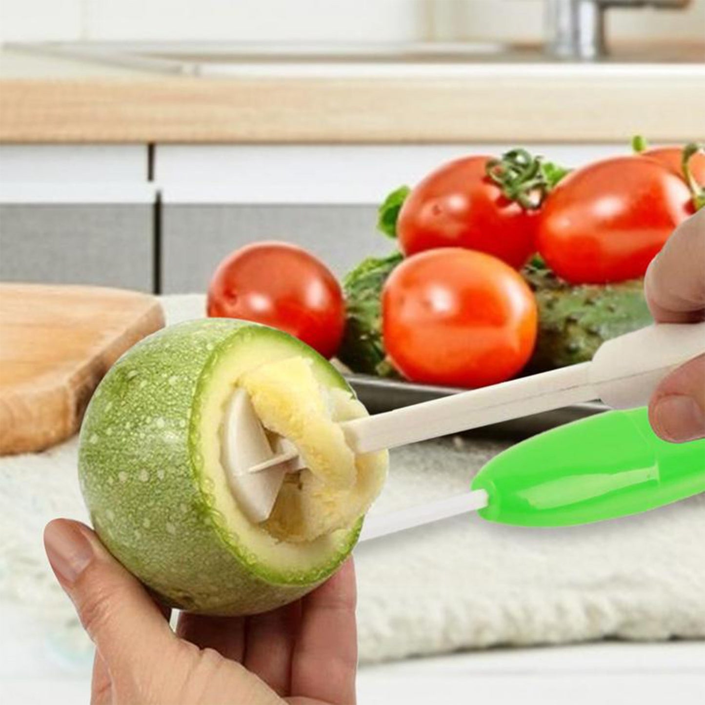 Veg Drill Vegetable Spiralizer Digging For Stuffed Vegetables - Happy Price - Image 2