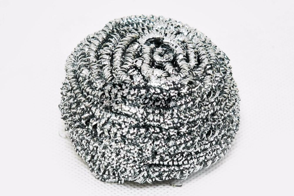 Round Shape Stainless Steel Ball Scrubber (Pack Of 12) - Happy Price - Image 7