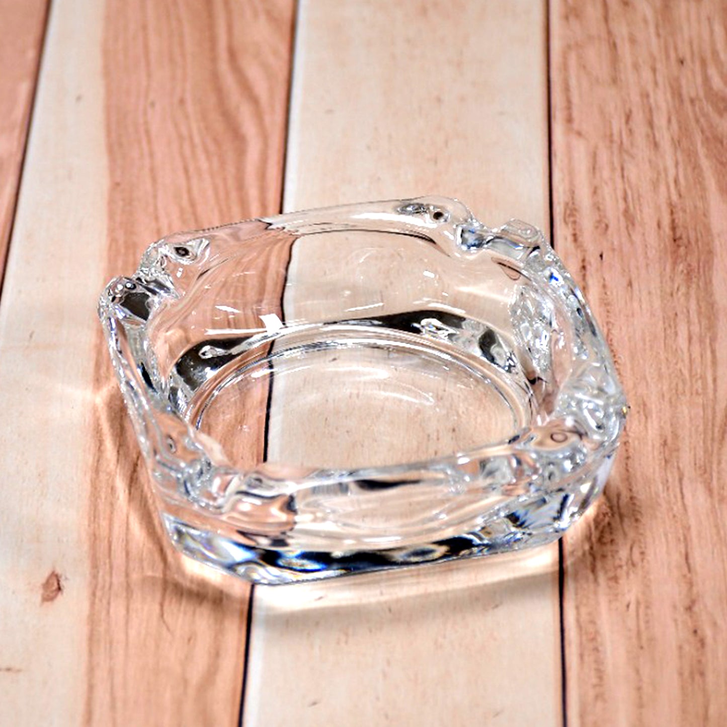 Glass Brunswick Crystal Quality Cigar Cigarette Ashtray Round Tabletop For Home Office Indoor Outdoor Home Decor - Happy Price - Image 6