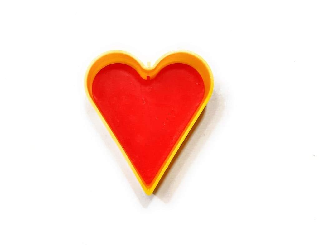 4 Shape Cookie Cutters - Heart, Round, Star, Flower (Pack of 4)