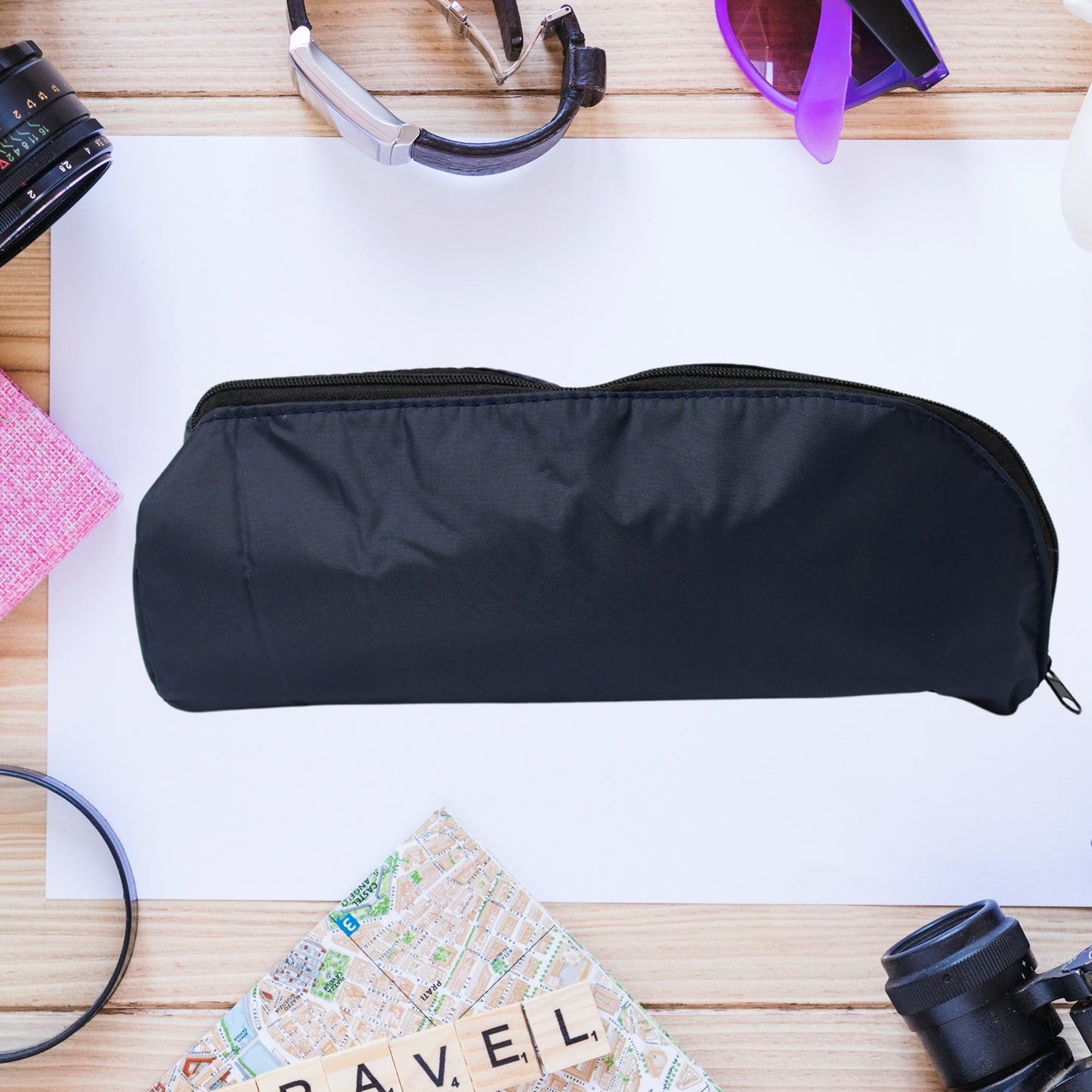 Reusable Multipurpose Washable Pouch Pen Pencil Stationary Case Travel (1 Pc) - Happy Price - Image 2
