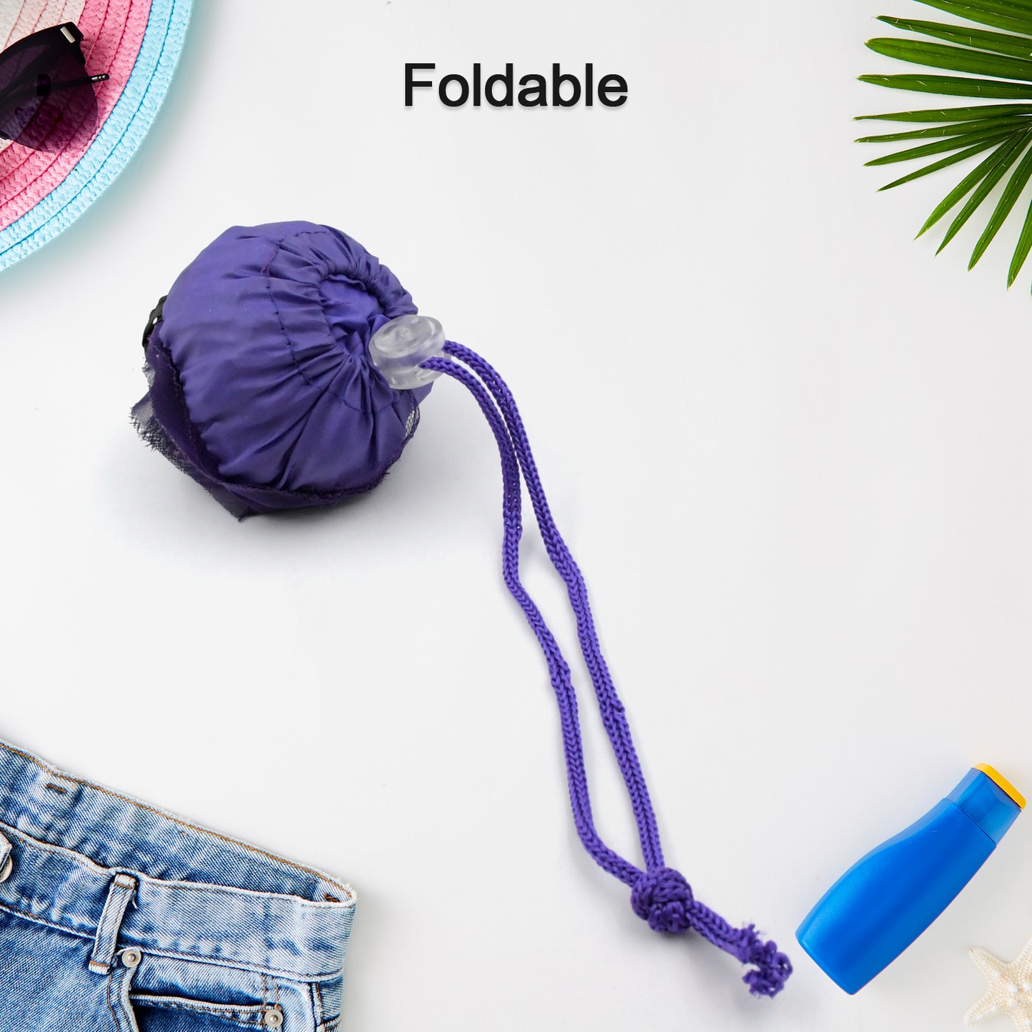 Foldable Bag Cute Rose Shape Cover Reusable Bag Naylon Bag Nylon Shopping Carry Bags Large Reusable Foldable Bag Eco Friendly Shopping Folds To Pocket Size Tote Grocery Shoulder Handbag Travel Bag (1pc) - Happy Price - Image 5