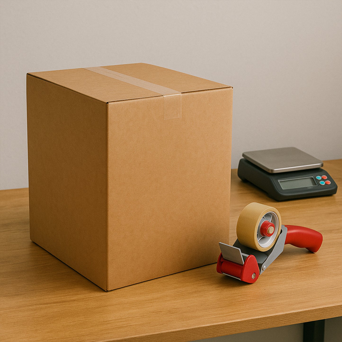 Heavy-Duty Corrugated Box for Packaging & Shipping - 24x43x29 cm, 1 Pc