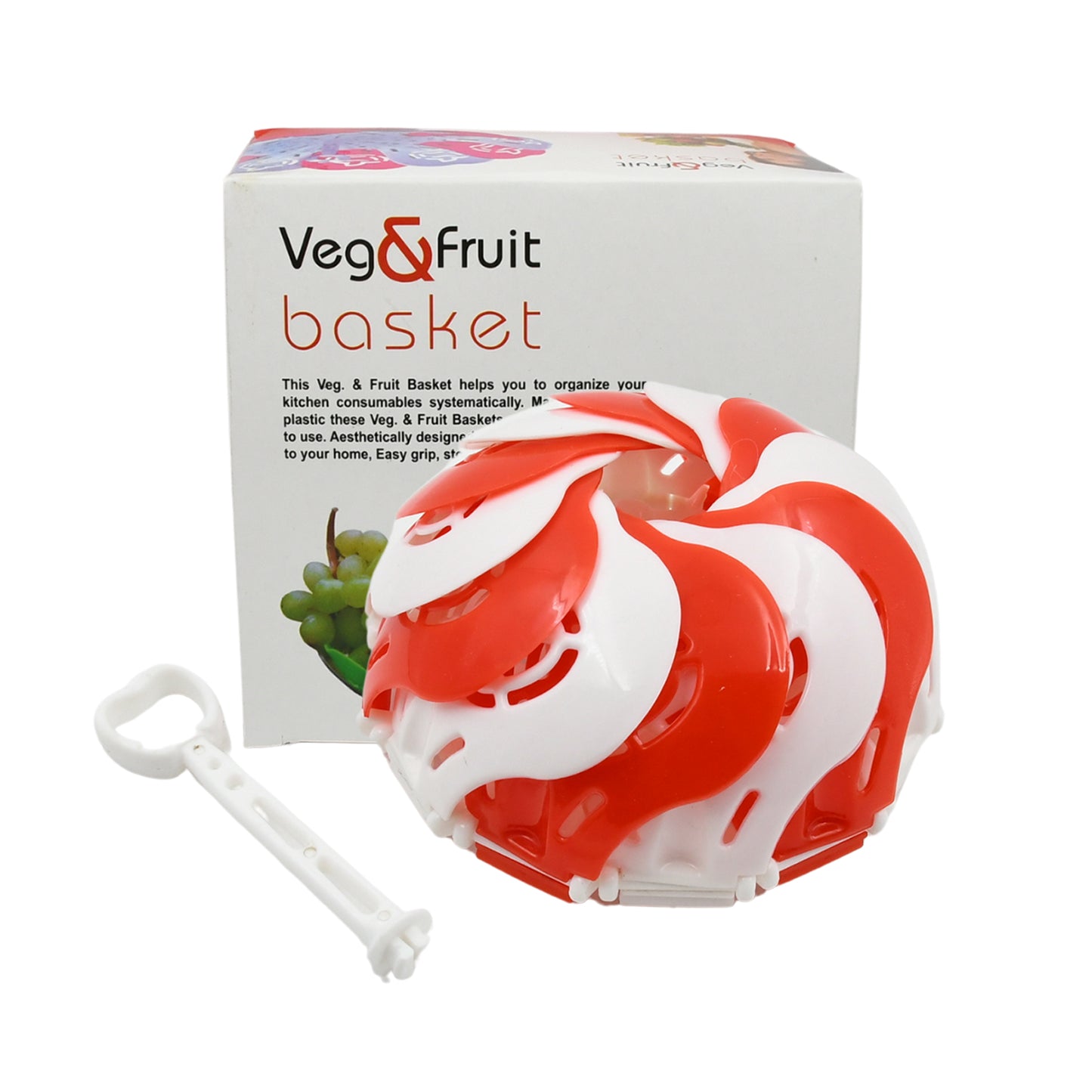 Folding Fruit Basket  Foldable Basket  Fruit Bucket Basket With Hanging Stand  Fruit And Vegetables Basket  Foldable Lotus Shape Basket Tray For Multi-use (1 Pc) - Happy Price - Image 4