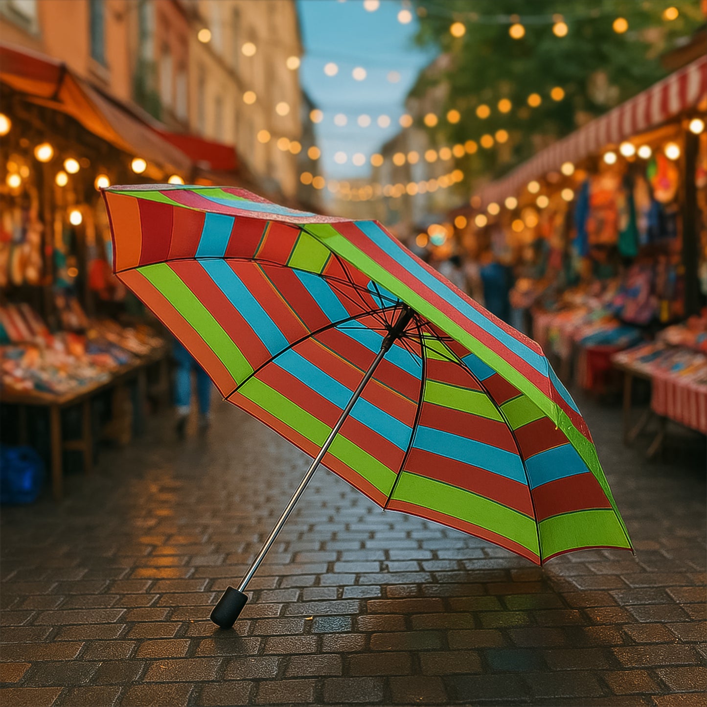 3-fold Sun  Rain Protective Solid Foldable Umbrella (1 Pc) - Happy Price - Image 4