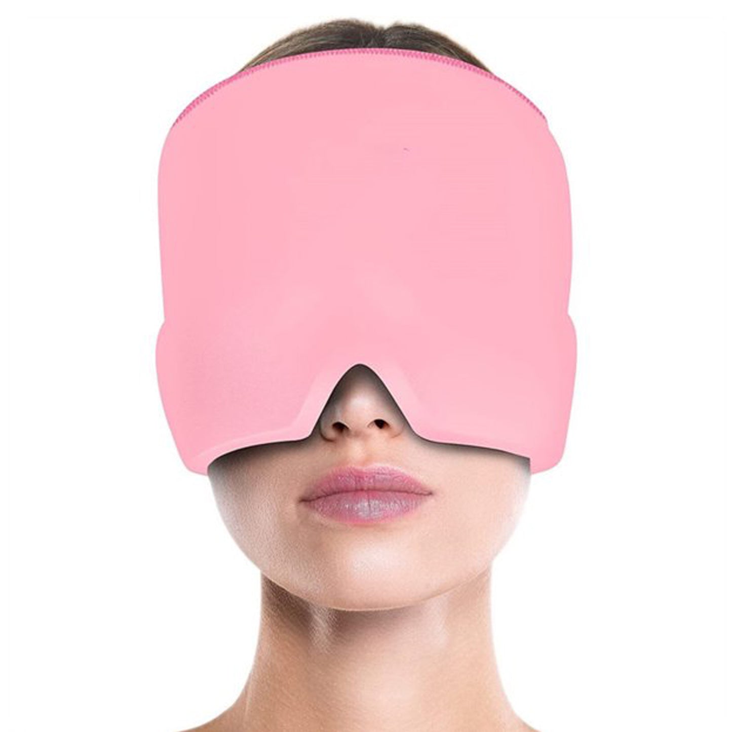 Headache Relief Hat Migraine Cap Wearable Migraine Mask Ice Head Wrap For Tension Headache Puffy Eyes Sinus Headache  Stress Relief - Happy Price - Image 2