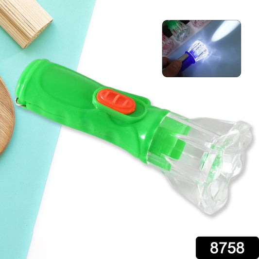 Small Plastic Torch For Kids Plastic Led Flashlight Torch Beautiful Attractive Good Gift Item Pocket Torch For Kids (1 Pc)