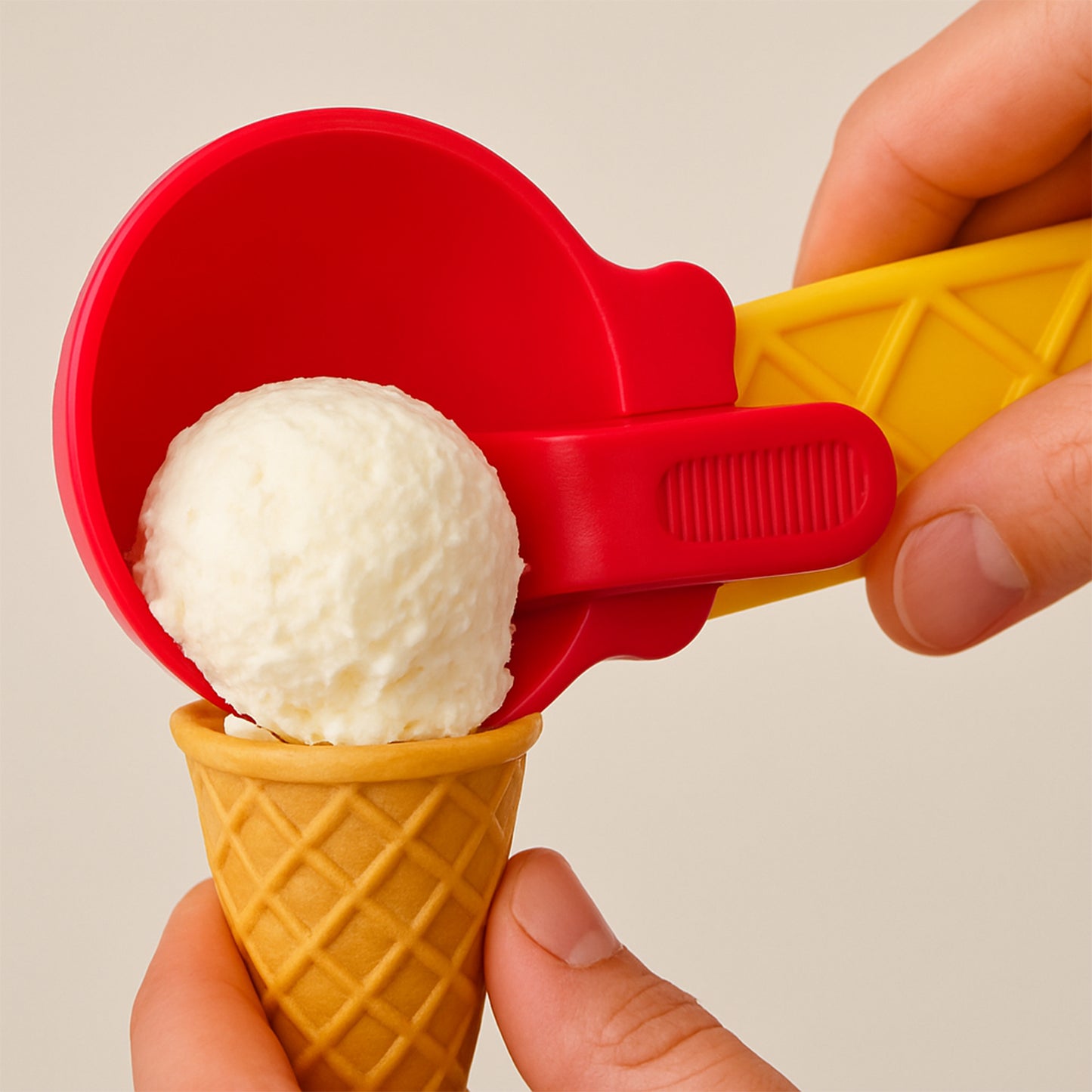1-piece Plastic Ice Cream  Watermelon Scooper With Trigger Dipper - Happy Price - Image 6