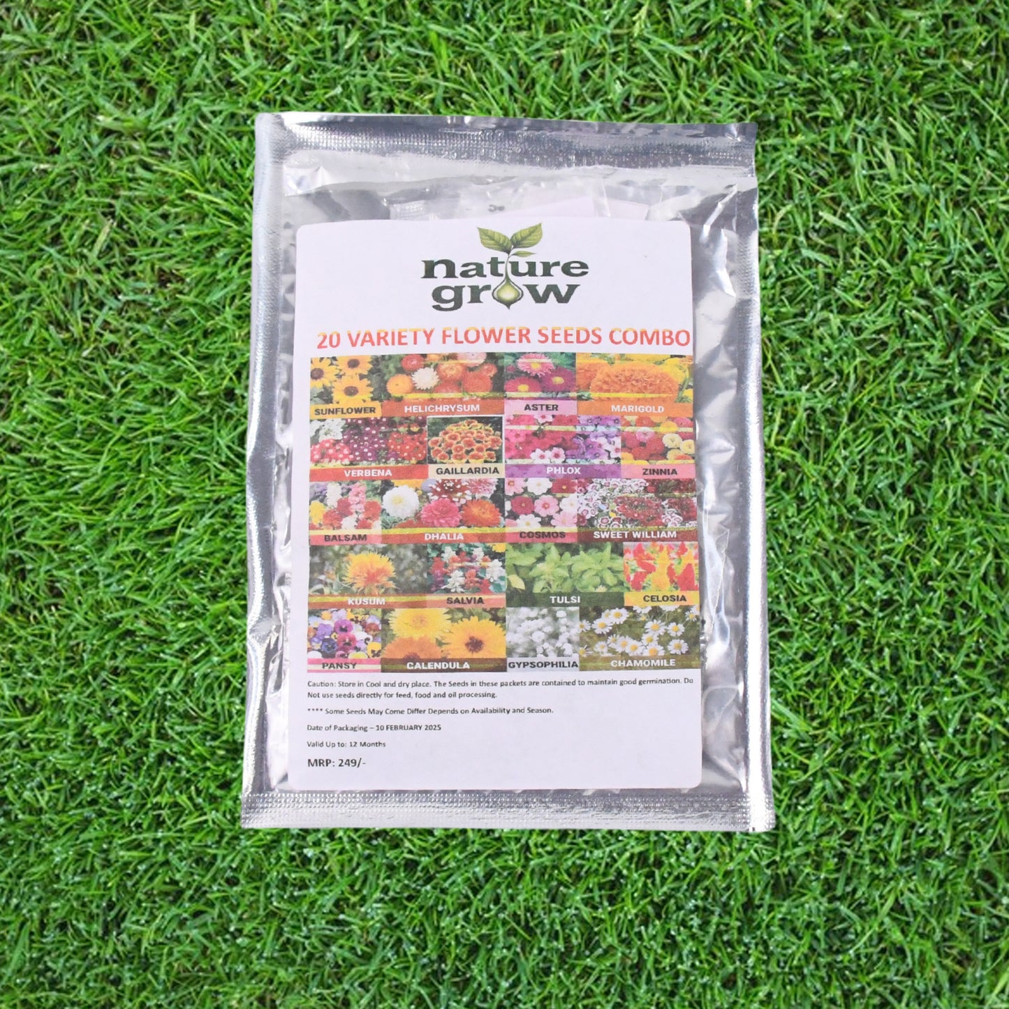 Seeds 20 Varieties Of Flower Seeds Combo (1 Pkt  20 Varieties) - Happy Price - Image 2