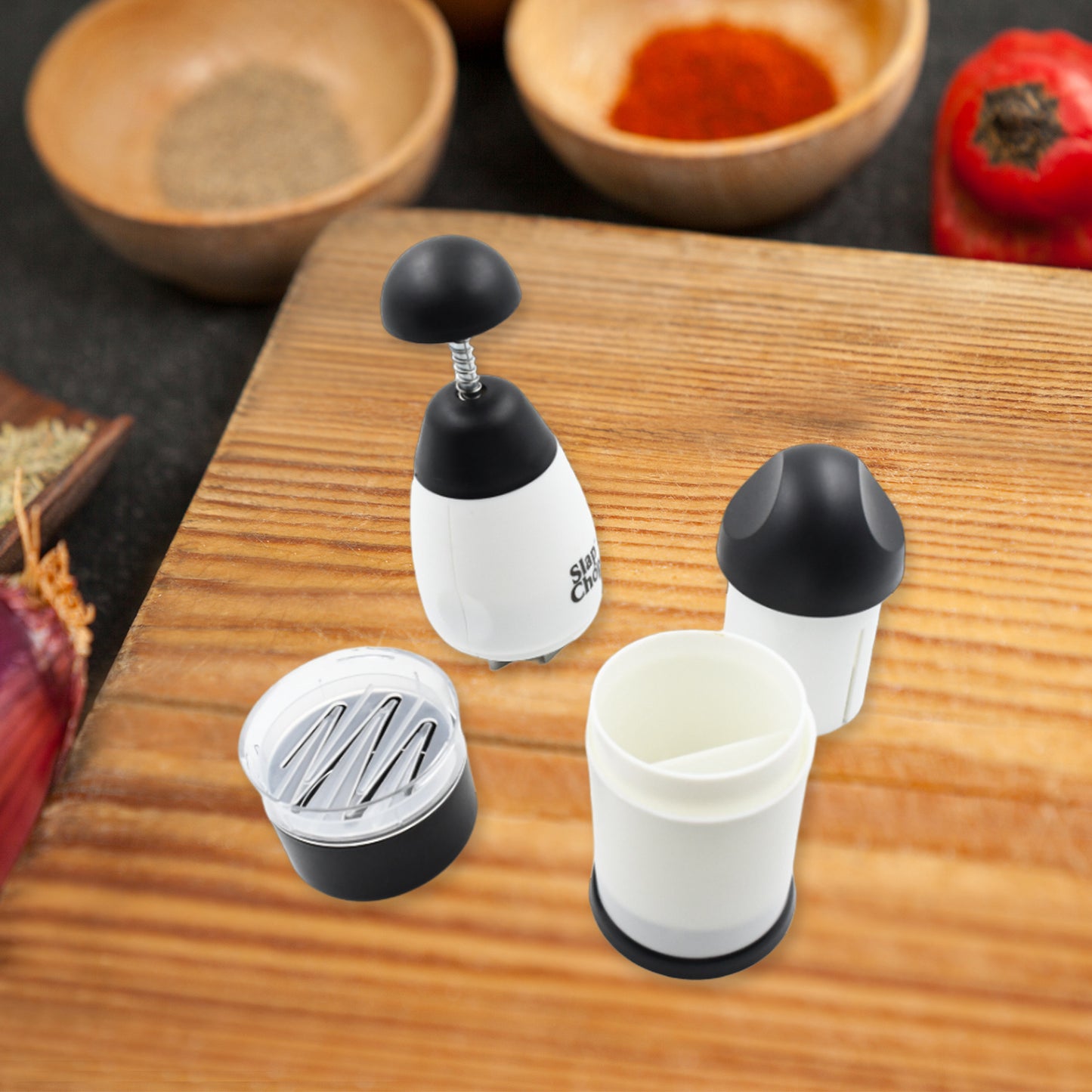 Multifunctional  Vegetable Fruit Chopping Grater Slicer Manual Vegetable Onion Chopper Cutter Food Squeezer Hand Grinder Garlic Grinder Meat Chopper Meat Chopper Kitchen Tool - Happy Price - Image 2